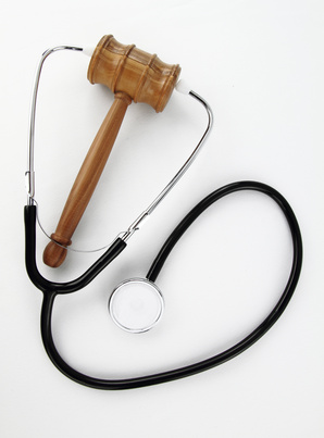 Judge’s Gavel and stethoscope Judge’s Gavel and stethoscope
