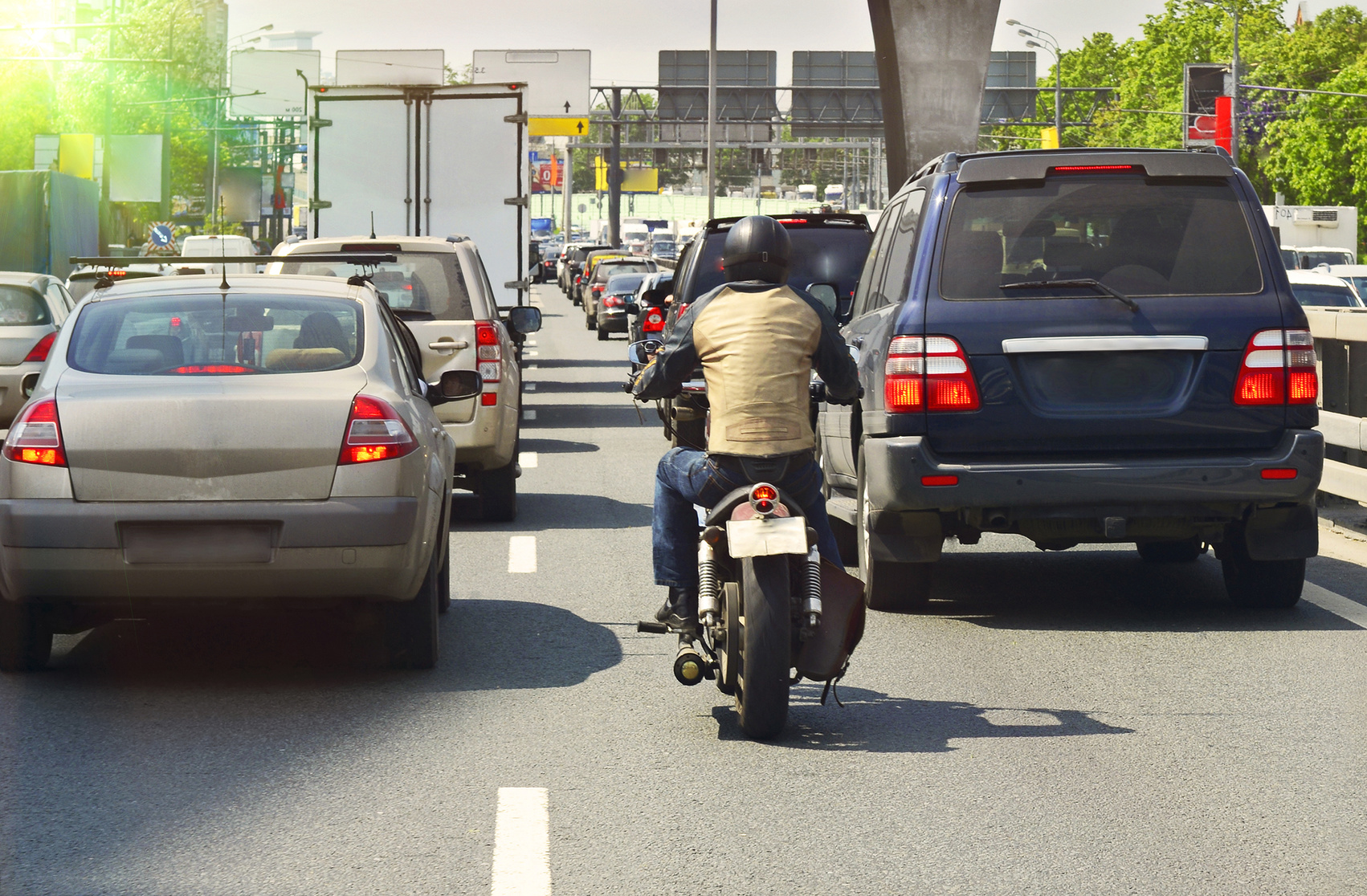 rush-hour city traffic