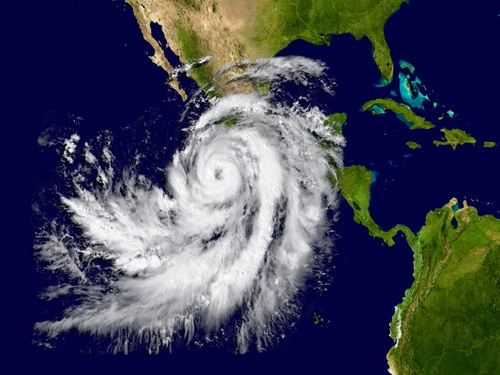 radar of a hurricane