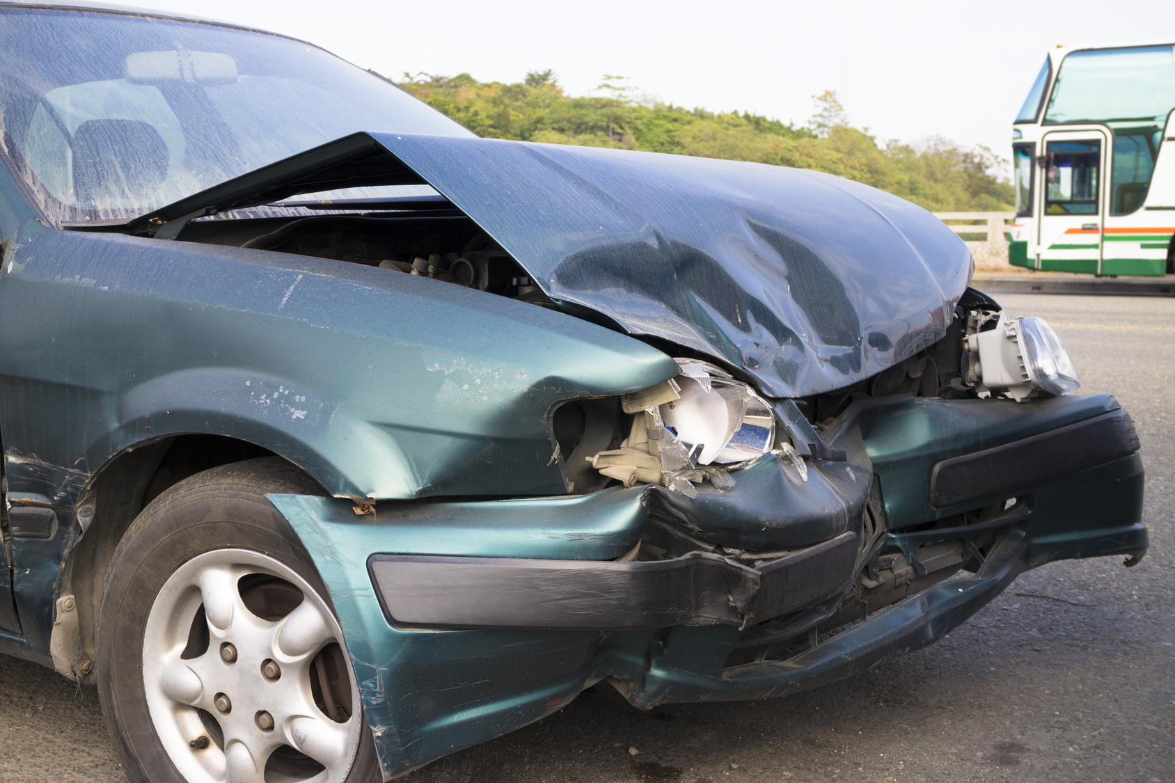 Car accident for insurance concept Car accident for insurance concept