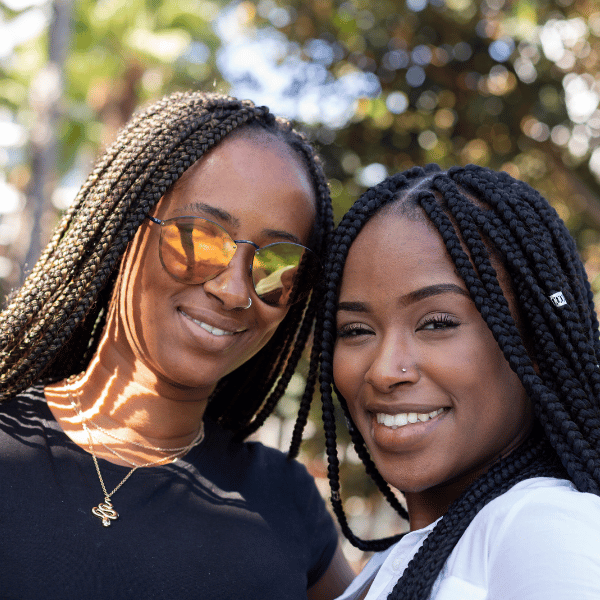 two women together for a picture