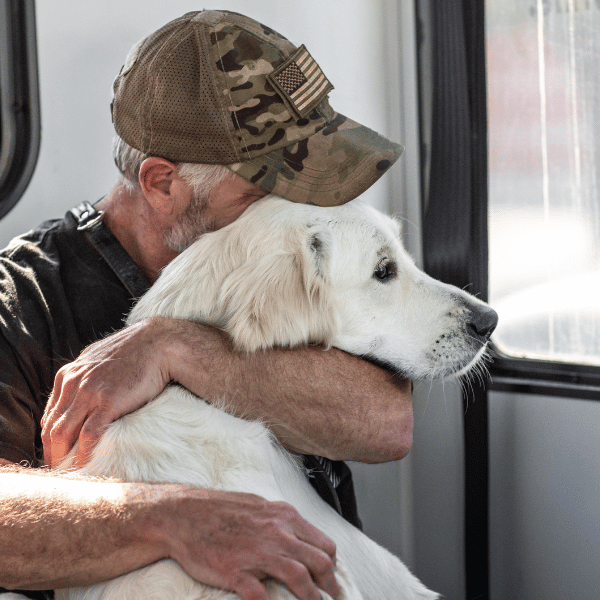 Veteran Patriot with his new Partner